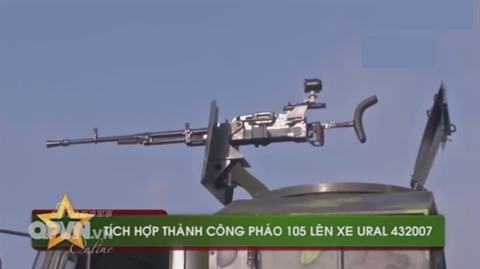 Việt Nam trang bị pháo tự hành tự sản xuất